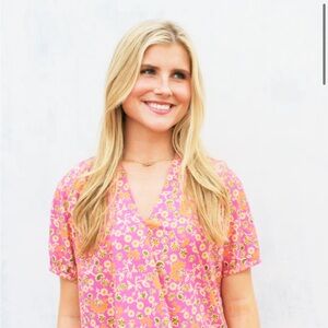 OLIVIA JAMES Elizabeth Top in Harvest Plum | Size S | NWOT